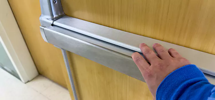Installing a Push Bar on a Door Warwick
